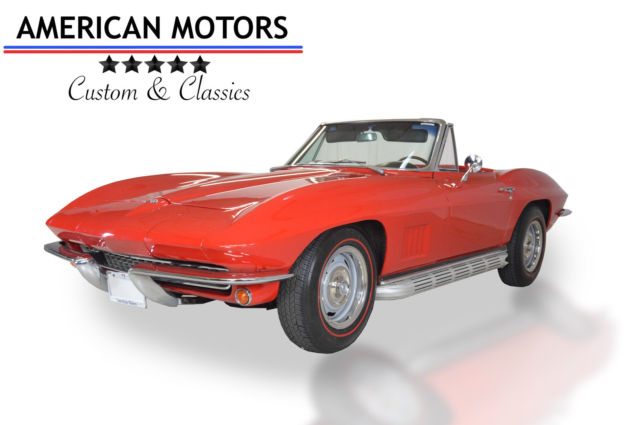 1967 Corvette Convertible, Matching Numbers, Power Windows, Side Pipes, RARE! 1967 Chevrolet Corvette