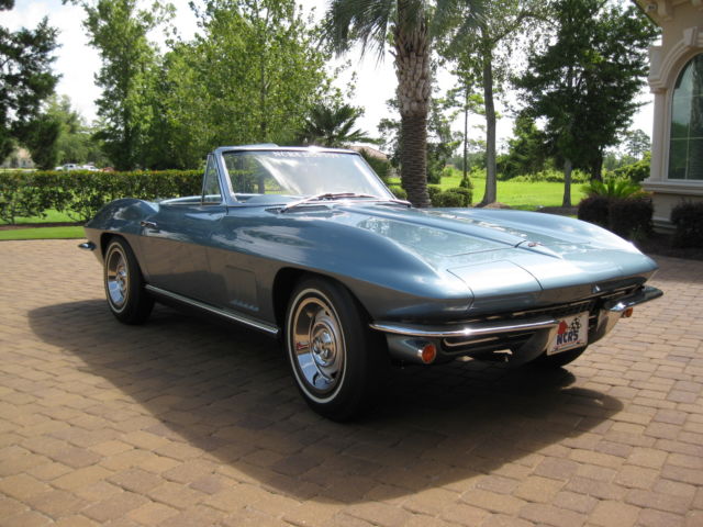 1967 Corvette Convertible NCRS Duntov Award, Five Top Flights, Bloomington Gold 1967 Chevrolet Corvette