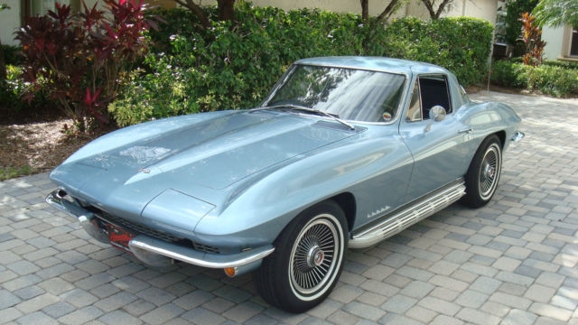 1967 Corvette Coupe Blue/Black classic collector power steering side exhaust 1967 Chevrolet Corvette Coupe