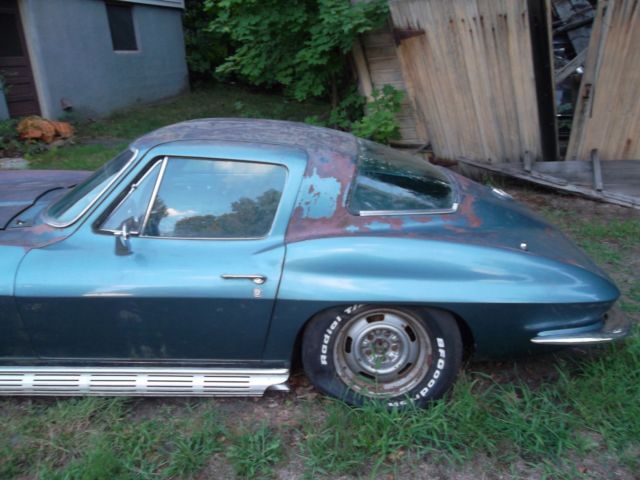 1967 corvette coupe L 79 327/350 original lyndale blue teal blue vinyl 1967 Chevrolet Corvette ss
