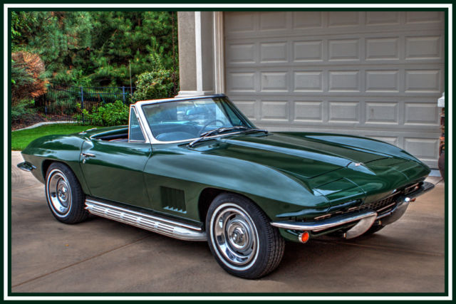 1967 CORVETTE ROADSTER 327/350 FRAME OFF CHASSIS RESTORED IN 2016 1967 Chevrolet Corvette