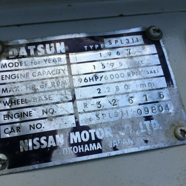1967 Datsun 1600 Convertible - photo 11