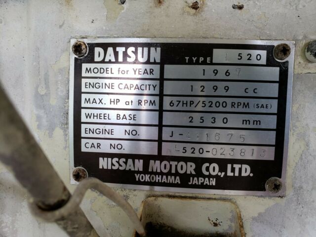 1967 Datsun Pickup PICKUP - photo 6