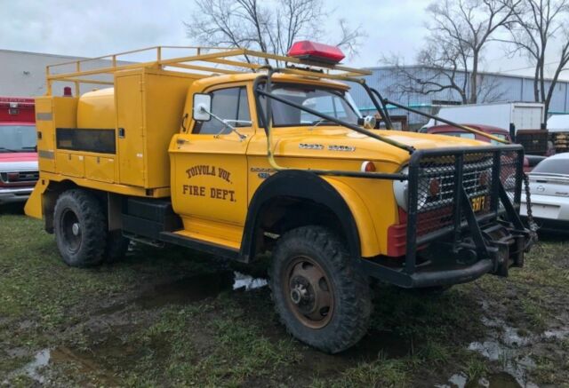 1967 Dodge 500 Power Wagon Fire Truck - 17k ORIG MILES!! 1967 Dodge Power Wagon