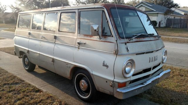 1967 DODGE A100 VAN ORIGNAL ONE FAMILY OWNED NEW MEXICO CLEAN V8 AUTO 108 WB 1967 Dodge A108 Van SPORTSMAN