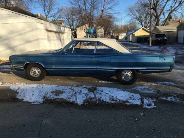 1967 Dodge Coronet 500 Hard Top Blue and White Rare Original 1967 Dodge Coronet