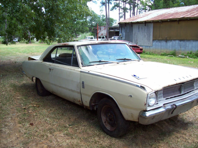 1967 Dodge Dart GT V8 bucket seats console high option car 1967 Dodge Dart