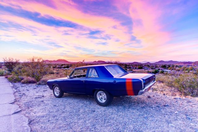 1967 Dodge Dart, Lamborghini blue w/orange stripe on tail ONE OF A KIND!! 1967 Dodge Dart