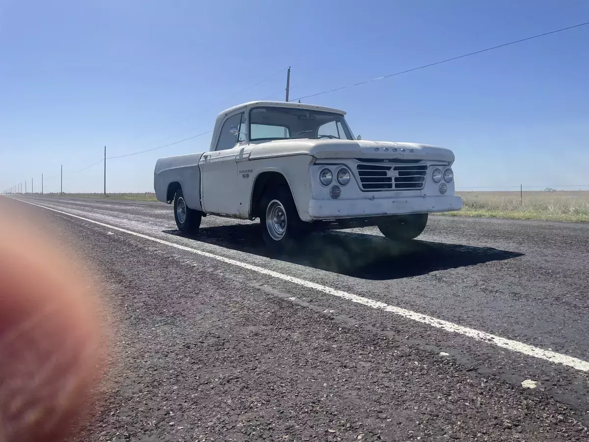 1967 Dodge D/W Series Pickup White 1967 Dodge D/W Series