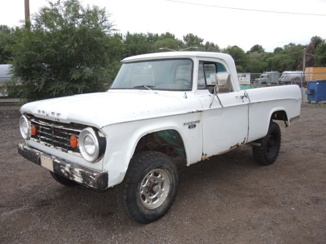 1967 Dodge POWER WAGON civilian W100 SHORT BOX 4x4 Sweptline TRUCK MoPar DANA 60 1967 Dodge Power Wagon