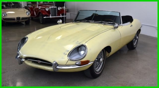 1967 E-TYPE 4.2 TRI-CARB ROADSTER SOLID GARAGED CALIFORNIA CAR #MATCH ENG TRANS 1967 Jaguar E-Type Roadster