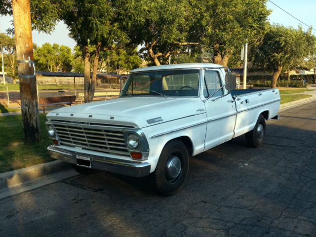 1967 F250 White/Blue All original Stock Excellent Camper Special Automatic 352V8 1967 Ford F-250 Camper Special