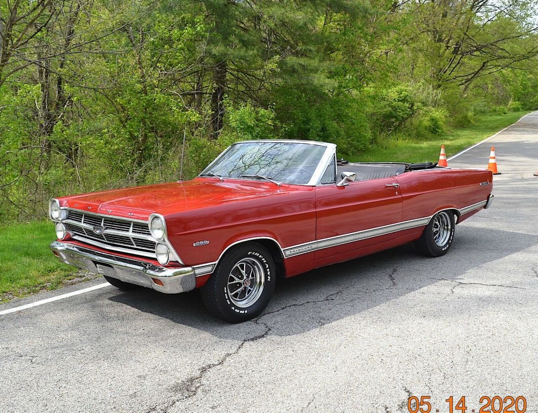 1967 FAIRLANE 500 CONVERTIBLE 289 AUTO PS STRAIGHT BEAUTIFUL CANDY APPLE RED 1967 Ford Fairlane FAIRLANE 500 CONVERTIBLE 289 AUTO PS