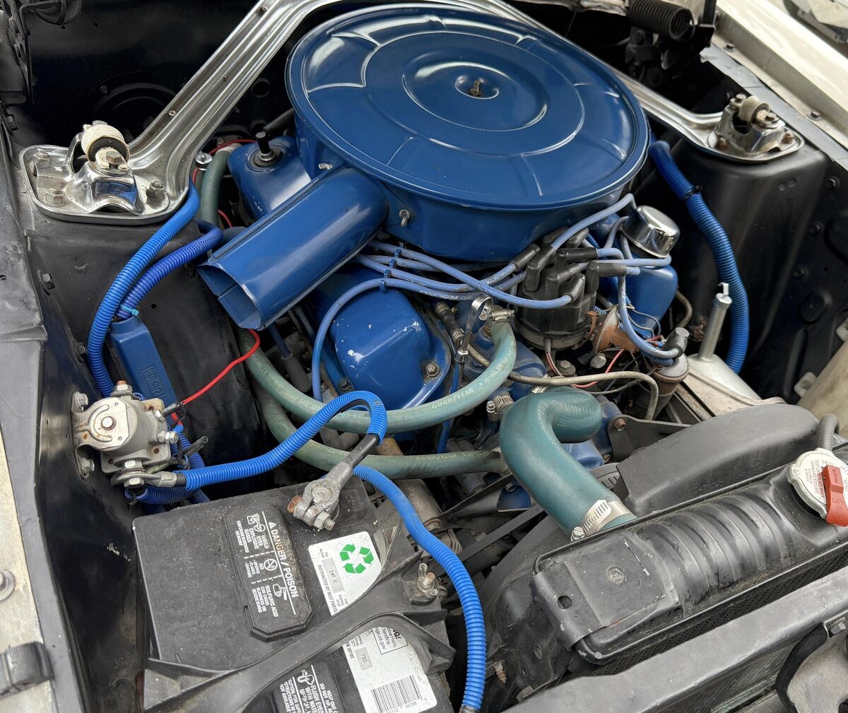 1967 FORD FASTBACK 289 4BBL AUTO AC PS DELUXE INTERIOR - photo 6
