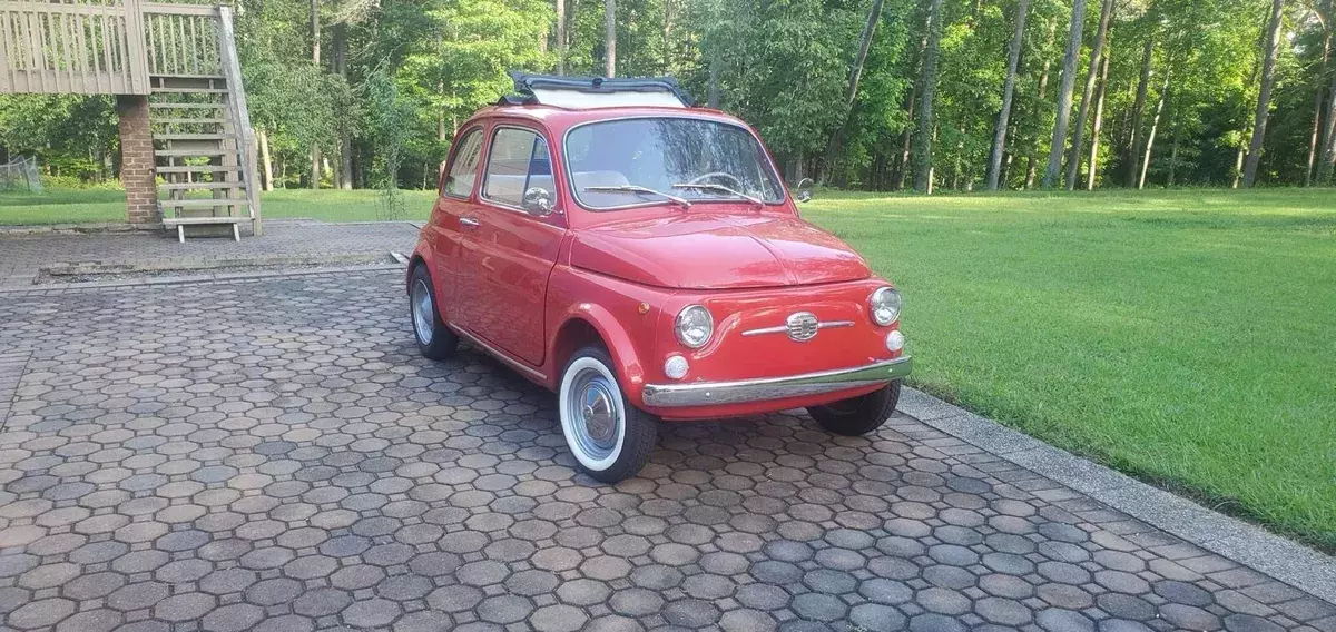 1967 Fiat 500 Coupe Red 500F 1967 Fiat 500 500F