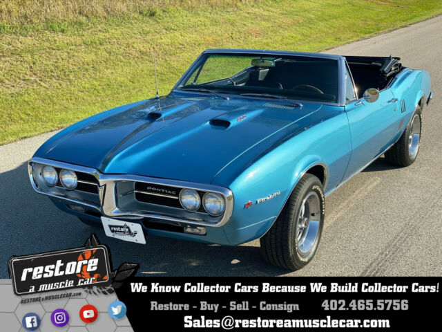 1967 Firebird 400 Auto, Blue Convertible, Nut & Bolt Restored, Mint Condition 1967 Pontiac Firebird 400 Auto, Convertible, Nut & Bolt Restored, Mint