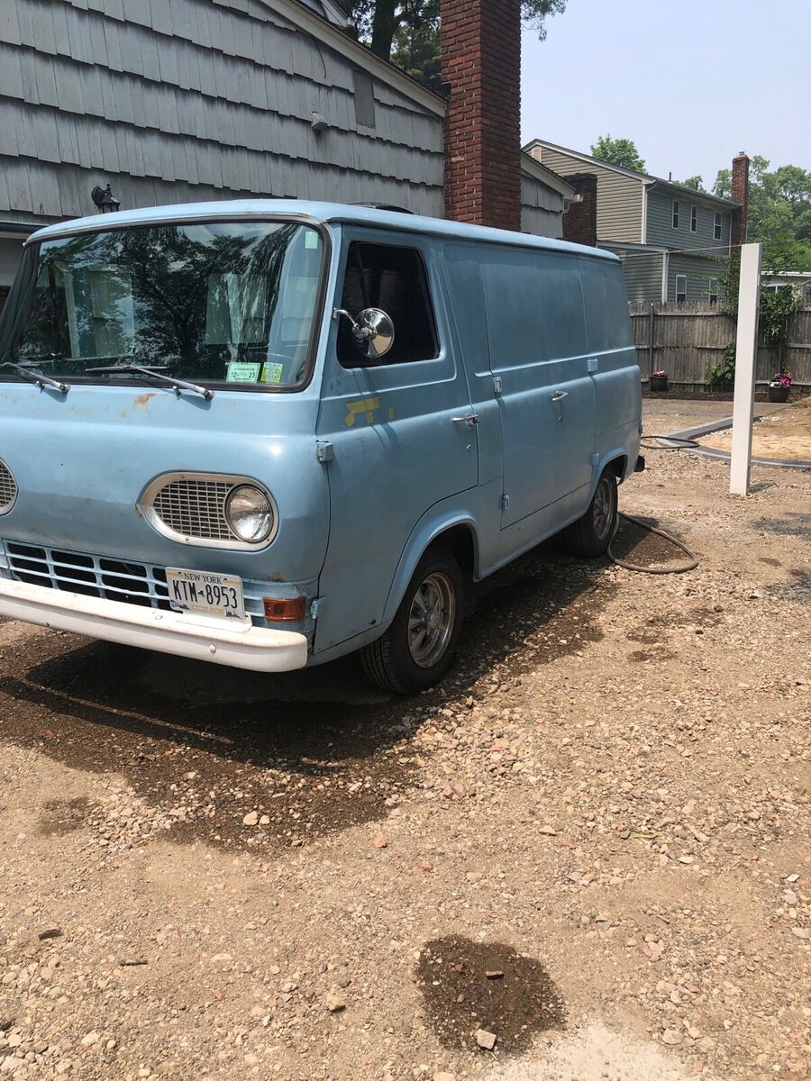 1967 Ford E-series Blue RWD Manual 8 Door Van 1967 Ford E-series 8 Door Van