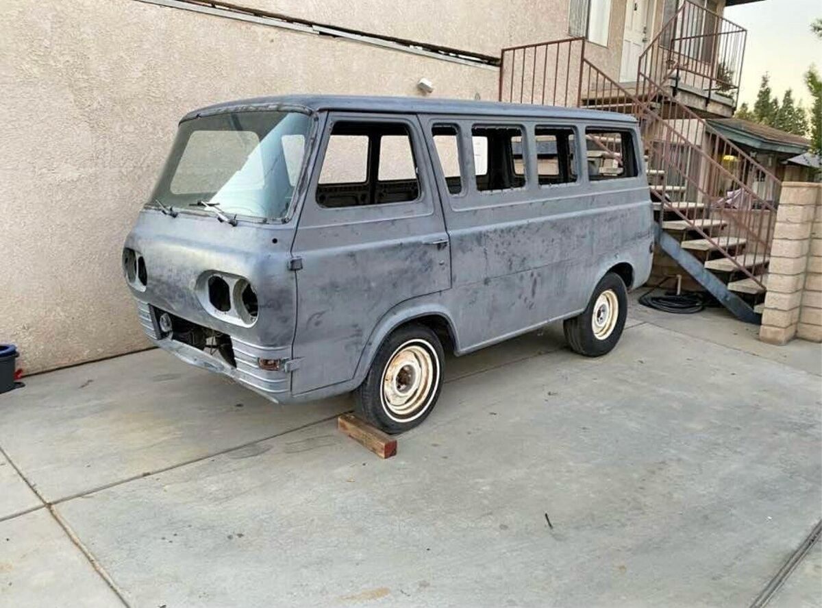 1967 Ford Econoline Van Grey RWD Automatic 1967 Ford Econoline