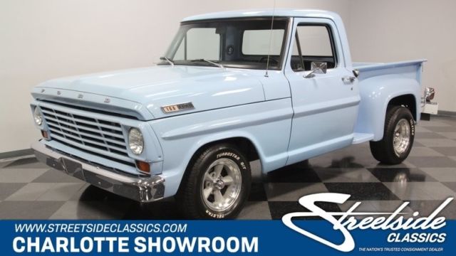 1967 Ford F-100 Flareside Pickup Truck 300ci Inline 6 3 Speed Manual Classic Vin 1967 Ford F-100 Flareside