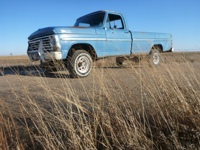 1967 FORD F100 4X4 390 352 4 SPEED 1968 69 70 71 72 TRUE SURVIVOR CUSTOM CAB 1967 Ford F-100 CUSTOM CAB