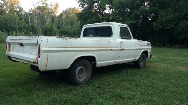 1967 Ford F100 Pickup 3 Speed Manual on the Tree Inline 6 Good Patina No reserve 1967 Ford F-100