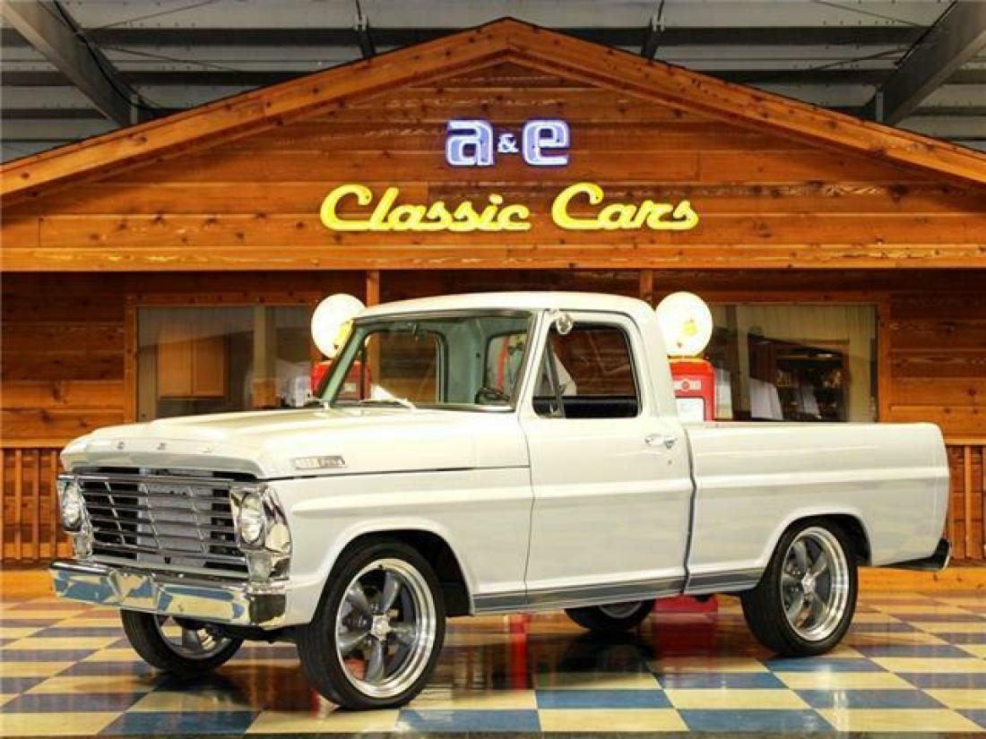 1967 Ford F100 Pickup-Silver 1967 Ford F-100