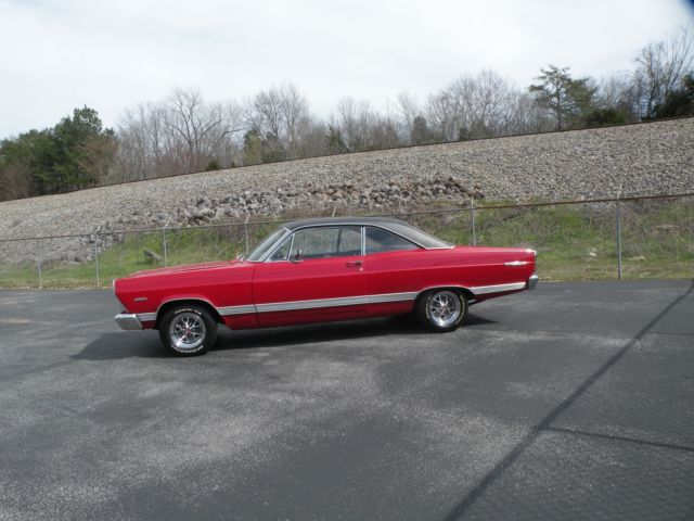 1967 Ford Fairlane 500 2Dr Hardtop, 289, Auto, Build Sheet, Marti Report, Red 1967 Ford Fairlane