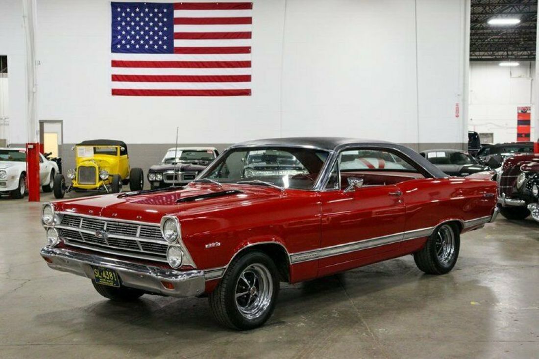 1967 Ford Fairlane 500 84706 Miles Red 390ci V8 C6 1967 Ford Fairlane