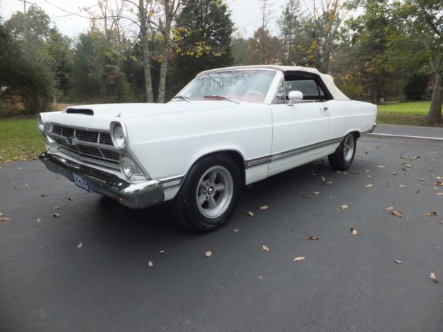 1967 Ford Fairlane Convertible 390 car rare white 1966 1968 1969 1970 1971 1972 1967 Ford Fairlane