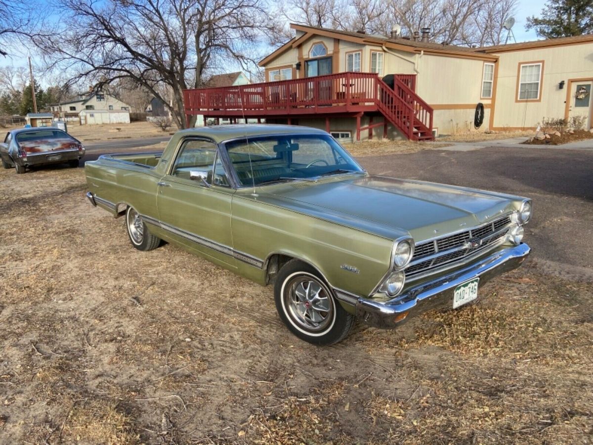 1967 Ford Fairlane Ranchero Lime Gold 289 V8 1967 Ford Ranchero