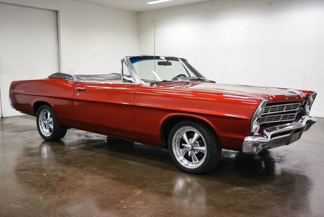 1967 Ford Galaxie 500 70470 Miles Burgandy Convertible 302ci Ford V8 FMX Automa 1967 Ford Galaxie