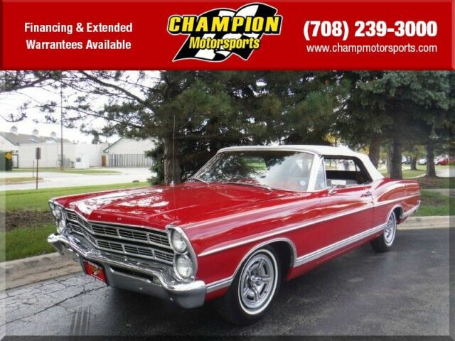 1967 Ford Galaxie 500 76770 Miles Candy apple red Convertible 390cu AUTO 1967 Ford Galaxie --