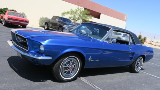 1967 Ford Mustang 289 C CODE LUXURY INTERIOR! BRITTANY BLUE! P/S!!!! - photo 2