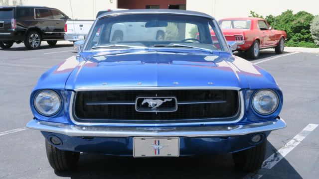 1967 Ford Mustang 289 C CODE LUXURY INTERIOR! BRITTANY BLUE! P/S!!!! - photo 3