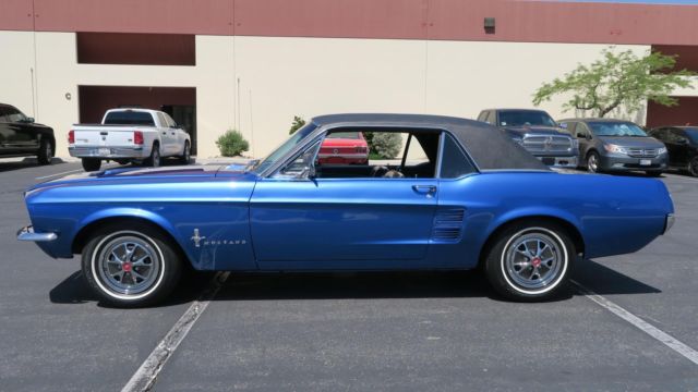 1967 Ford Mustang 289 C CODE LUXURY INTERIOR! BRITTANY BLUE! P/S!!!! - photo 5