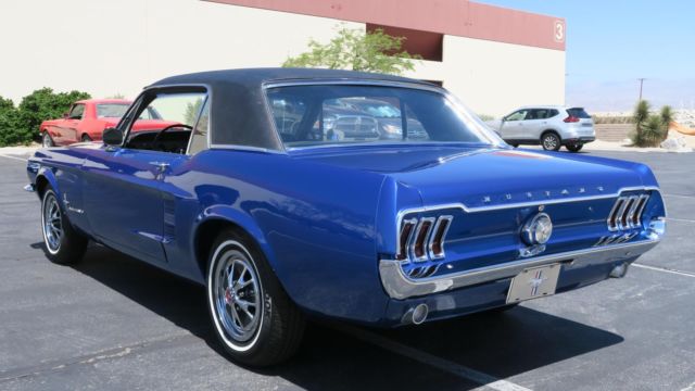 1967 Ford Mustang 289 C CODE LUXURY INTERIOR! BRITTANY BLUE! P/S!!!! - photo 6