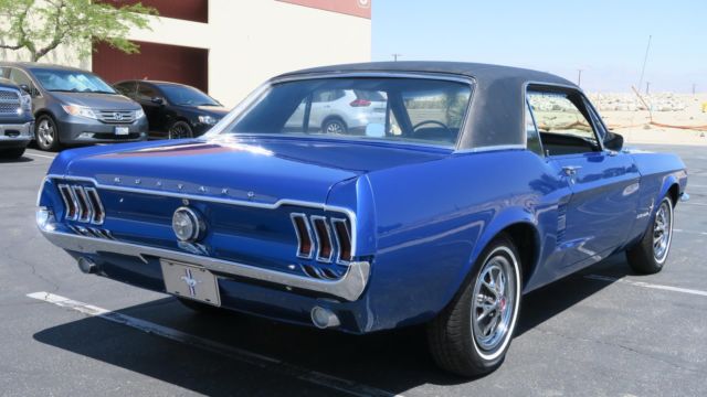 1967 Ford Mustang 289 C CODE LUXURY INTERIOR! BRITTANY BLUE! P/S!!!! - photo 8