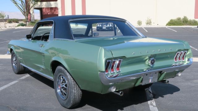 1967 Ford Mustang 289 C CODE! P/S! SAN JOSE BUILT! LIME GOLD MET! CL - photo 6