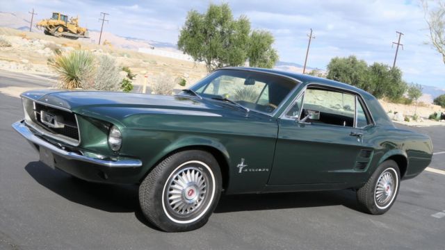1967 FORD MUSTANG 289 C CODE SAN JOSE CAR! 71 DSO! DARK MOSS GREEN 1967 Ford Mustang 289 C CODE SAN JOSE CAR! 71 DSO! DARK MOSS GREEN