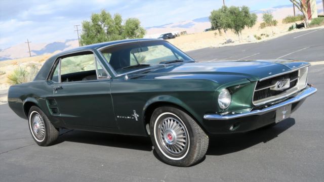 1967 Ford Mustang 289 C CODE SAN JOSE CAR! 71 DSO! DARK MOSS GREEN - photo 2