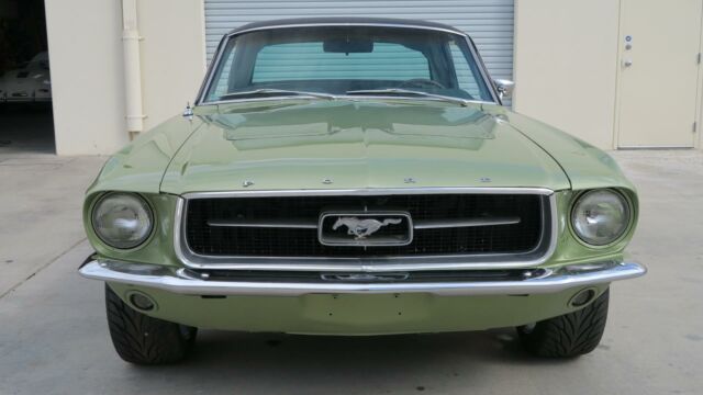 1967 Ford Mustang 289 C CODE V8 CALIFORNIA CAR! AC! PS! IVY GOLD! - photo 9