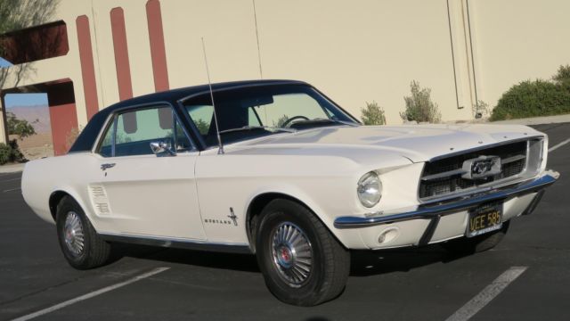 1967 FORD MUSTANG 289 V8 C CODE CALIFORNIA CAR! BLACK PLATES! P/S! C 1967 Ford Mustang 289 V8 C CODE CALIFORNIA CAR! BLACK PLATES! P/S! C