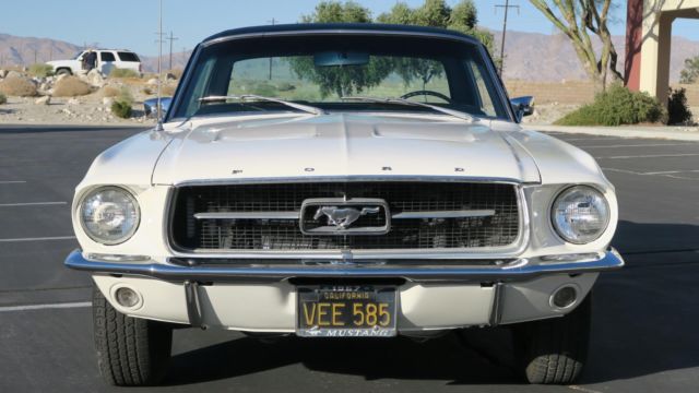 1967 Ford Mustang 289 V8 C CODE CALIFORNIA CAR! BLACK PLATES! P/S! C - photo 3