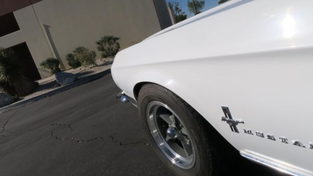 1967 Ford Mustang 289 V8 C CODE P/S! AC! WIMBLEDON WHITE! - photo 10