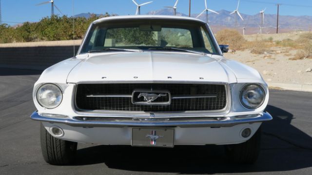 1967 Ford Mustang 289 V8 C CODE P/S! AC! WIMBLEDON WHITE! - photo 5