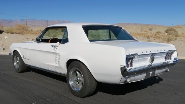 1967 Ford Mustang 289 V8 C CODE P/S! AC! WIMBLEDON WHITE! - photo 7