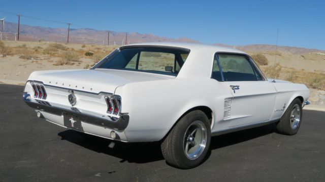 1967 Ford Mustang 289 V8 C CODE P/S! AC! WIMBLEDON WHITE! - photo 8