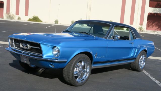 1967 Ford Mustang 289 V8 C CODE P/S! ACAPULCO BLUE METALLIC! - photo 2