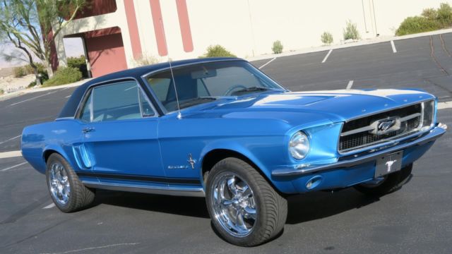 1967 Ford Mustang 289 V8 C CODE P/S! ACAPULCO BLUE METALLIC! - photo 3
