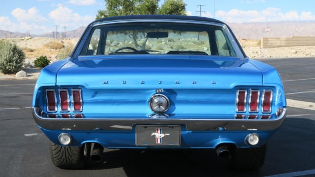1967 Ford Mustang 289 V8 C CODE P/S! ACAPULCO BLUE METALLIC! - photo 5